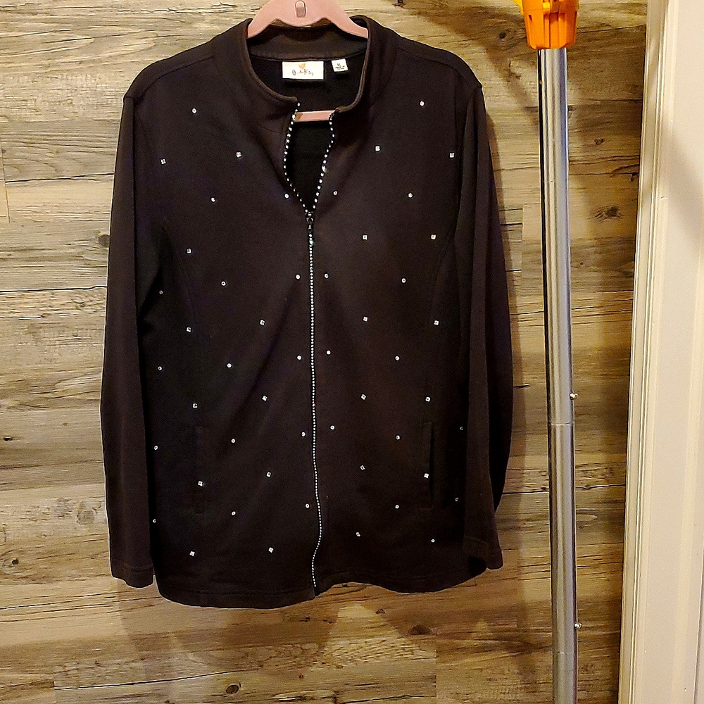 Quacker Factory, XL, ZIP up sweatshirt